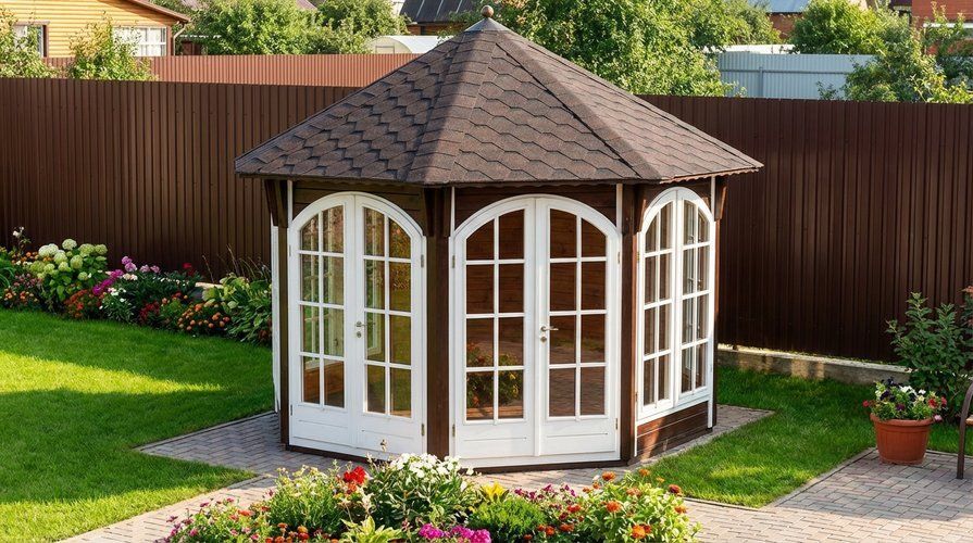 Закрытая беседка Чайная