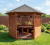 Восьмигранная беседка ВДОХНОВЕНИЕ