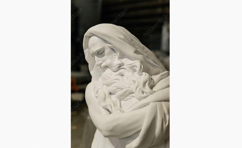 Скульптура Посейдона (белый)