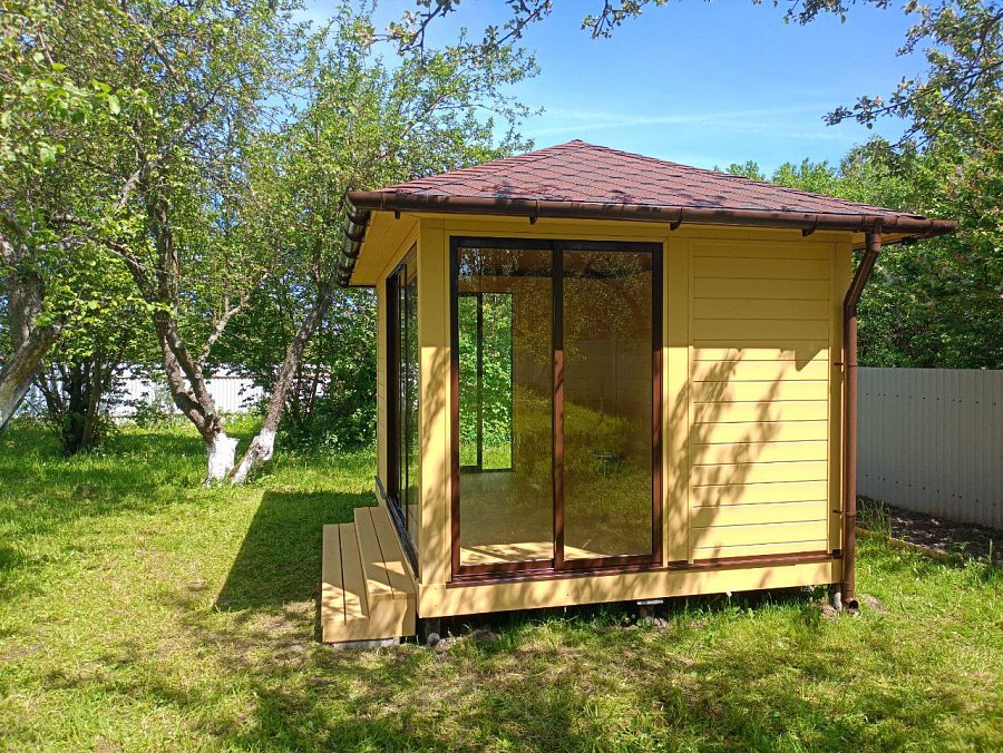 Застекленная беседка АННЭТ