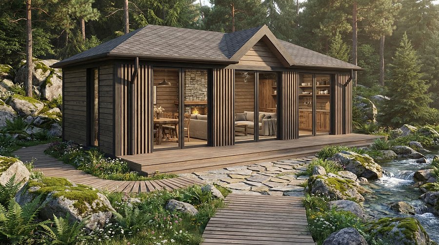 Закрытая беседка Шале 3 утеплённое