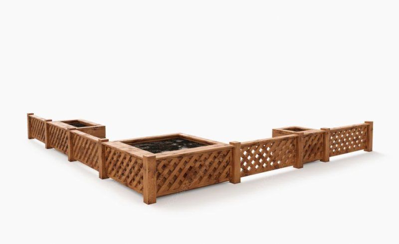 Забор деревянный декоративный Терехово