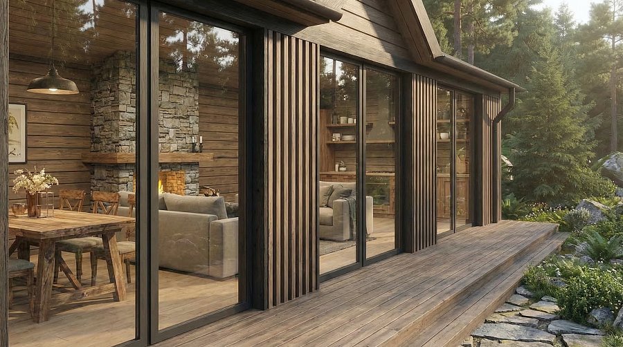 Закрытая беседка Шале 3 утеплённое